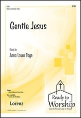 Gentle Jesus Unison choral sheet music cover